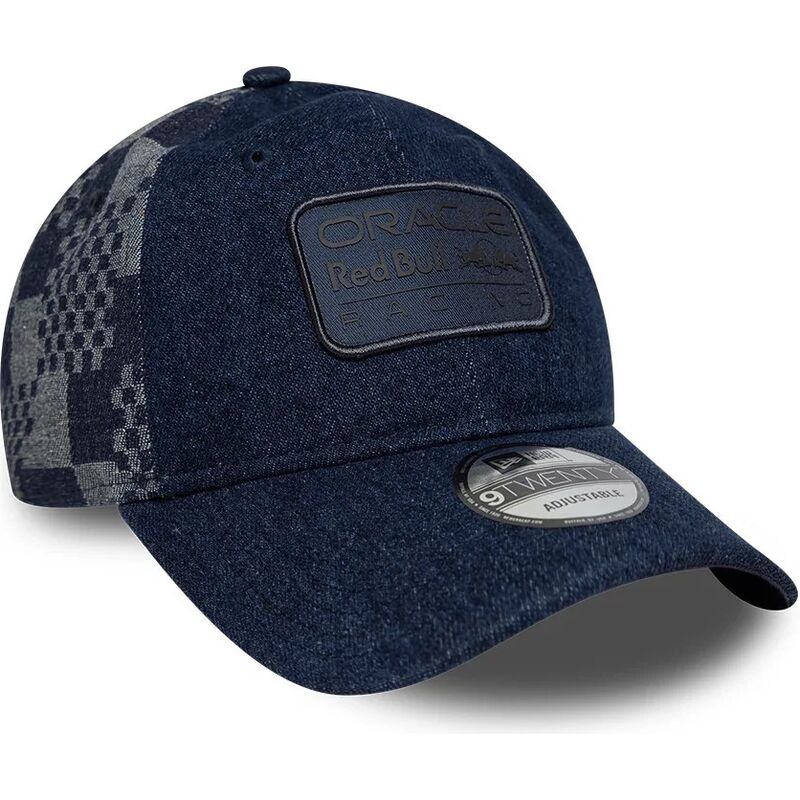 mutzen-gebogen-marineblau-verstellbares-band-9twenty-patterned-denim-der-red-bull-racing-formula-1-von-new-era