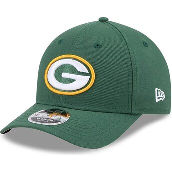 Mützen gebogen grün snapback 9FORTY M-Crown Team der Green Bay Packers NFL von New Era