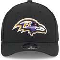 casquette-courbee-noire-snapback-9forty-m-crown-team-baltimore-ravens-nfl-new-era
