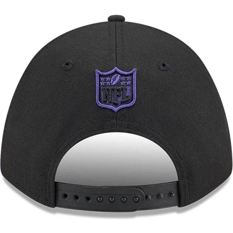 casquette-courbee-noire-snapback-9forty-m-crown-team-baltimore-ravens-nfl-new-era