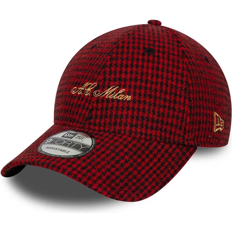 mutzen-gebogen-rot-verstellbares-band-9forty-houndstooth-der-ac-milan-serie-a-von-new-era