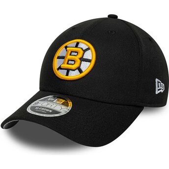 Casquette courbée noire snapback 9FORTY M-Crown Team Boston Bruins NHL New Era
