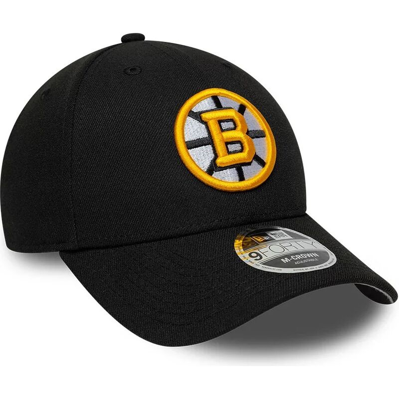 casquette-courbee-noire-snapback-9forty-m-crown-team-boston-bruins-nhl-new-era