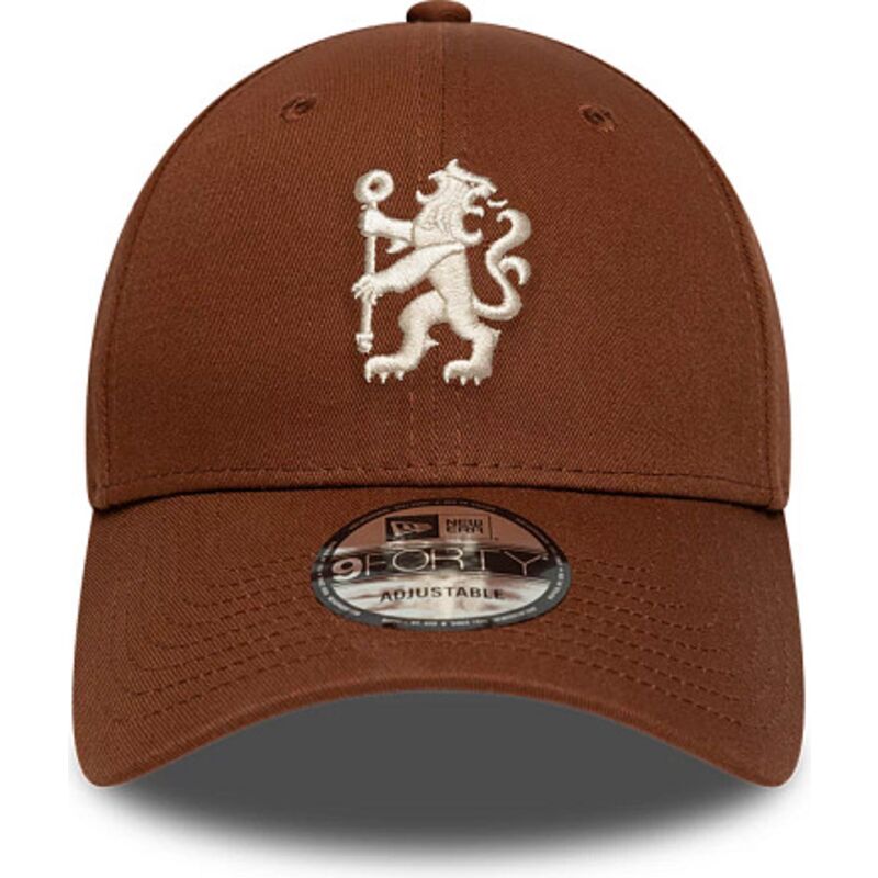 casquette-courbee-marron-snapback-9forty-team-chelsea-football-club-premier-league-new-era