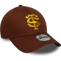 casquette-courbee-marron-snapback-9forty-seasonal-stade-toulousain-top-14-new-era