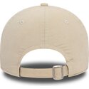 casquette-courbee-beige-ajustable-avec-logo-beige-9forty-baby-cord-stade-toulousain-top-14-new-era