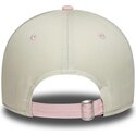 casquette-courbee-beige-et-rose-ajustable-pour-femme-9twenty-newcastle-united-football-club-premier-league-new-era