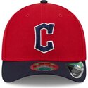mutzen-gebogen-rot-snapback-9forty-m-crown-player-replica-der-cleveland-guardians-mlb-von-new-era