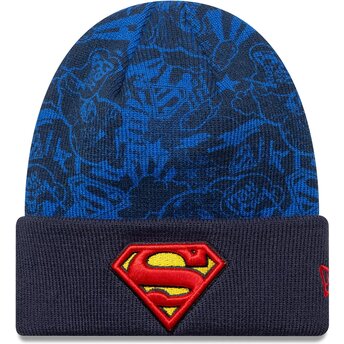 Bonnet bleu marine pour enfant Superman DC Comics New Era