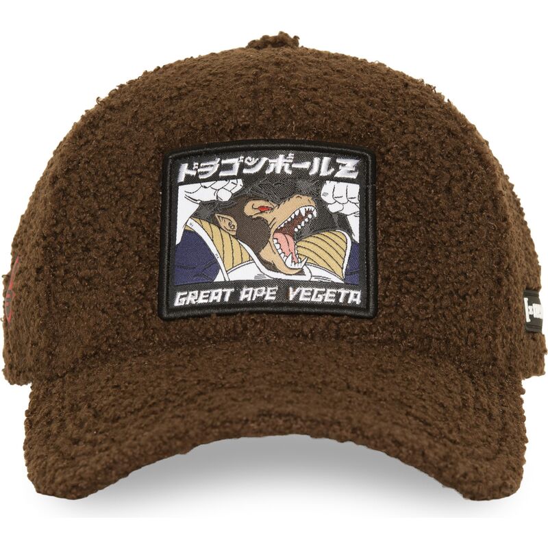 mutzen-gebogen-braun-snapback-great-ape-dbz12-she-vegeta-dragon-ball-von-capslab