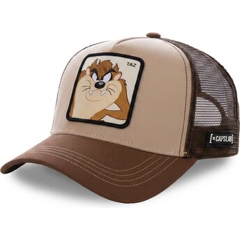 Mützen gebogen braun snapback Tasmanischer Teufel Looney Tunes von Capslab