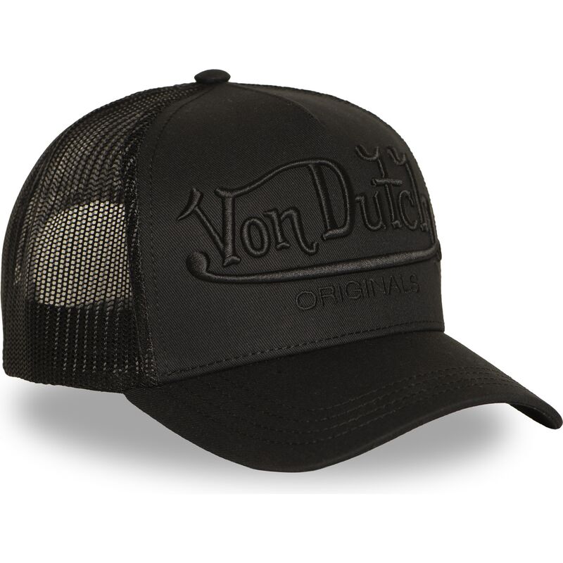 casquette-trucker-noire-emb03-von-dutch