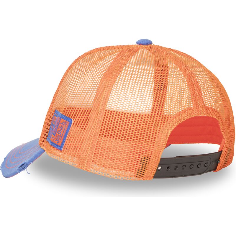 casquette-trucker-orange-et-bleue-crew34-von-dutch