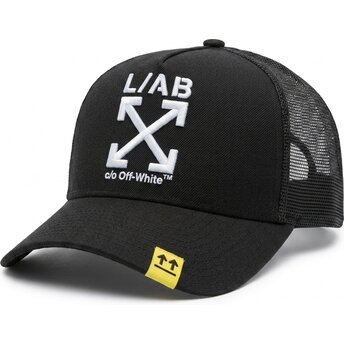 Casquette trucker noire avec logo blanc Clamp Arrows L/AB c/o Off-White™