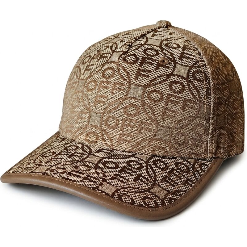 mutzen-gebogen-braun-verstellbares-band-off-jacquard-canvas-von-l-ab-c-o-off-white