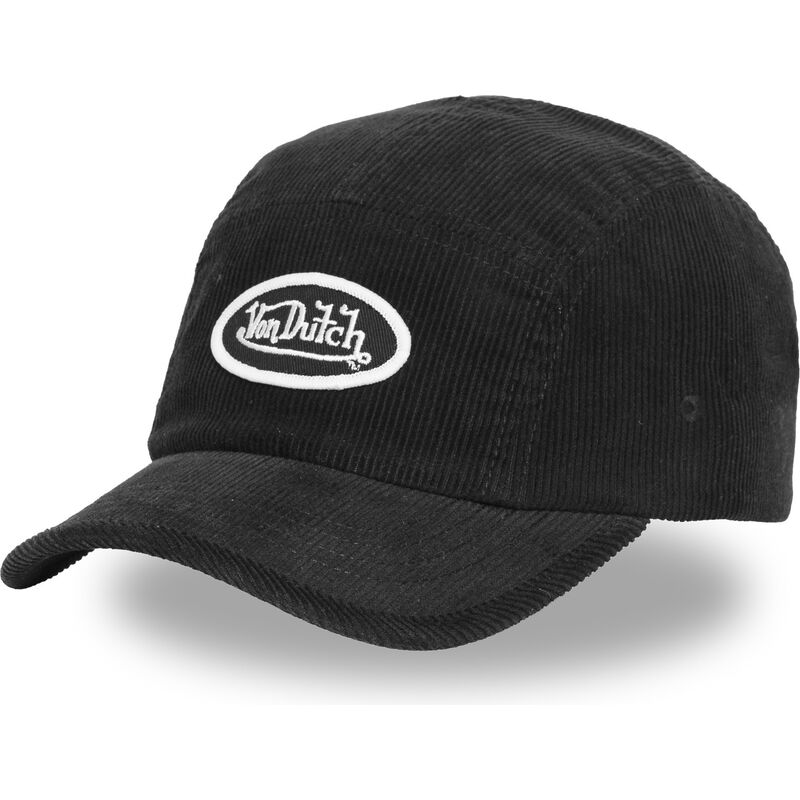 casquette-5-panel-courbee-noire-et-blanche-ajustable-c5p-vel05-von-dutch casquette-5-panel-courbee-noire-et-blanche-ajustable-c5p-vel05-von-dutch