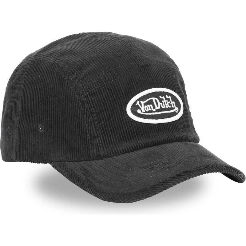 casquette-5-panel-courbee-noire-et-blanche-ajustable-c5p-vel05-von-dutch casquette-5-panel-courbee-noire-et-blanche-ajustable-c5p-vel05-von-dutch