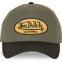 casquette-courbee-verte-et-noire-snapback-terry-fk-von-dutch