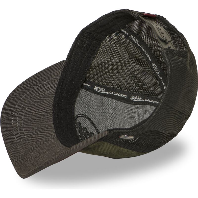 casquette-trucker-verte-et-rouge-shield07-von-dutch