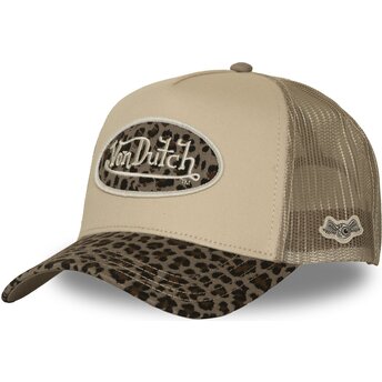 Mützen gebogen beige snapback CLA10 von Von Dutch
