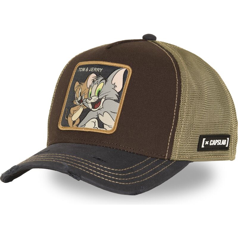 casquette-trucker-marron-tom-et-jerry-taj9-jat-looney-tunes-capslab
