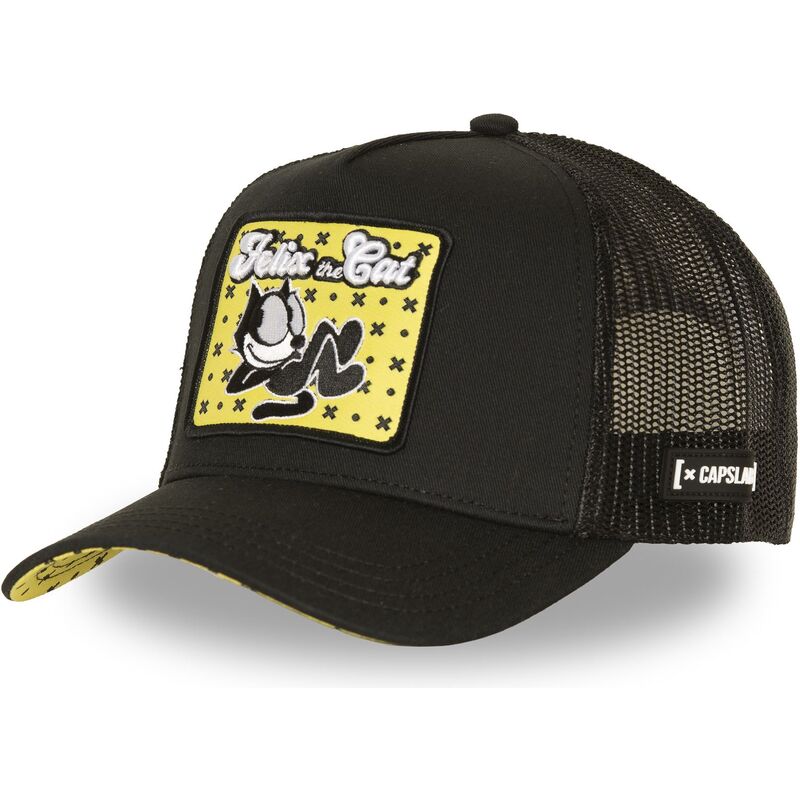 casquette-trucker-noire-felix-the-cat-flx1-cro-capslab