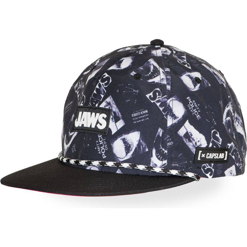 casquette-courbee-multicolore-snapback-jaw1-pos-les-dents-la-mer-capslab
