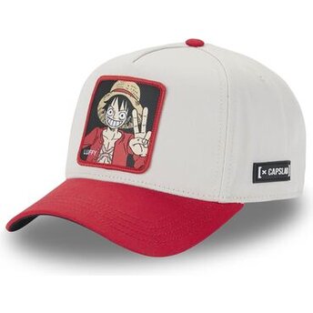 Mützen gebogen beige snapback OP4 TWO Monkey D. Ruffy One Piece von Capslab