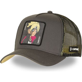 Mützen gebogen grau snapback Karma BOR KAR Boruto von Capslab