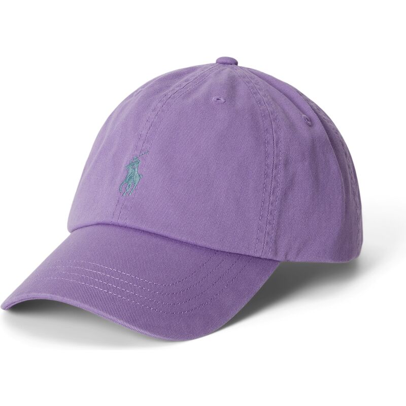 casquette-courbee-violette-ajustable-avec-logo-grise-cotton-chino-classic-sport-polo-ralph-lauren