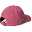 casquette-courbee-rose-ajustable-avec-logo-grise-cotton-chino-classic-sport-polo-ralph-lauren