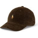 casquette-courbee-marron-ajustable-corduroy-polo-ralph-lauren
