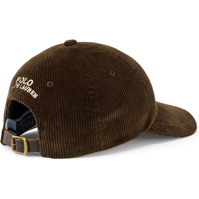 casquette-courbee-marron-ajustable-corduroy-polo-ralph-lauren casquette-courbee-marron-ajustable-corduroy-polo-ralph-lauren