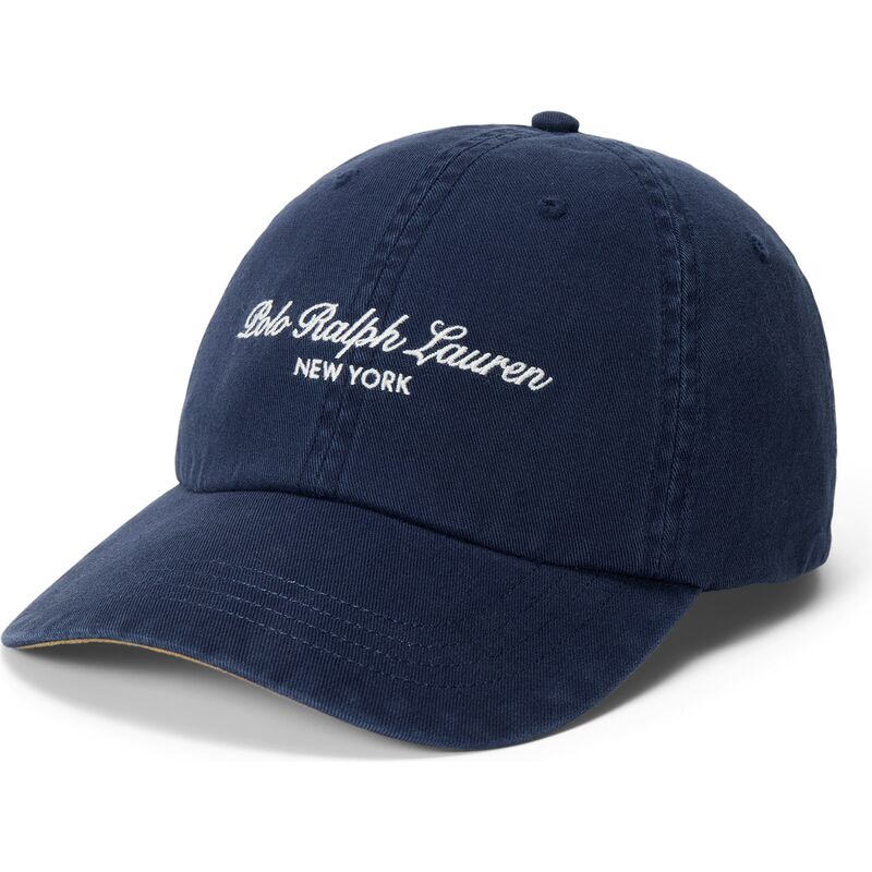 casquette-courbee-bleue-marine-ajustable-woven-script-polo-ralph-lauren casquette-courbee-bleue-marine-ajustable-woven-script-polo-ralph-lauren