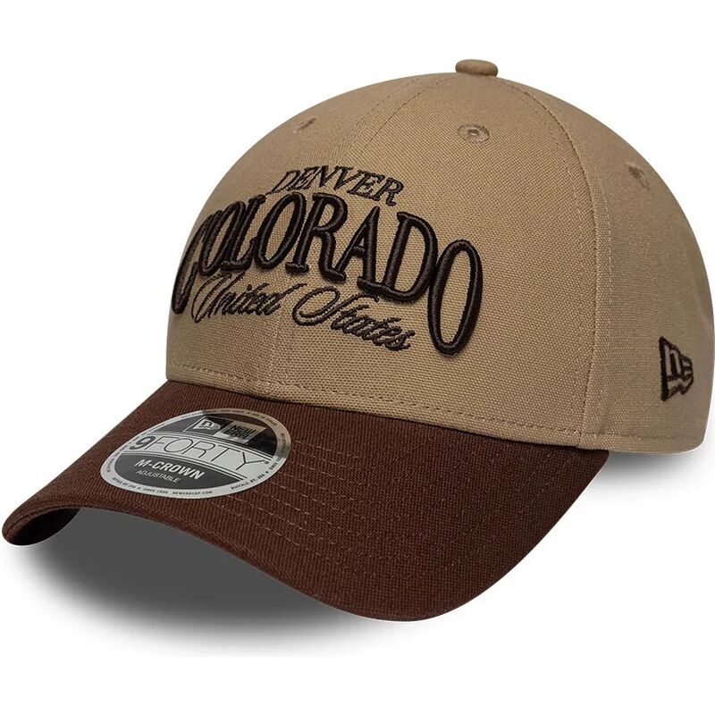 mutzen-gebogen-braun-verstellbares-band-9forty-m-crown-wordmark-der-denver-colorado-von-new-era mutzen-gebogen-braun-verstellbares-band-9forty-m-crown-wordmark-der-denver-colorado-von-new-era