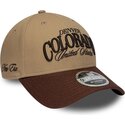 casquette-courbee-marron-ajustable-9forty-m-crown-wordmark-denver-colorado-new-era