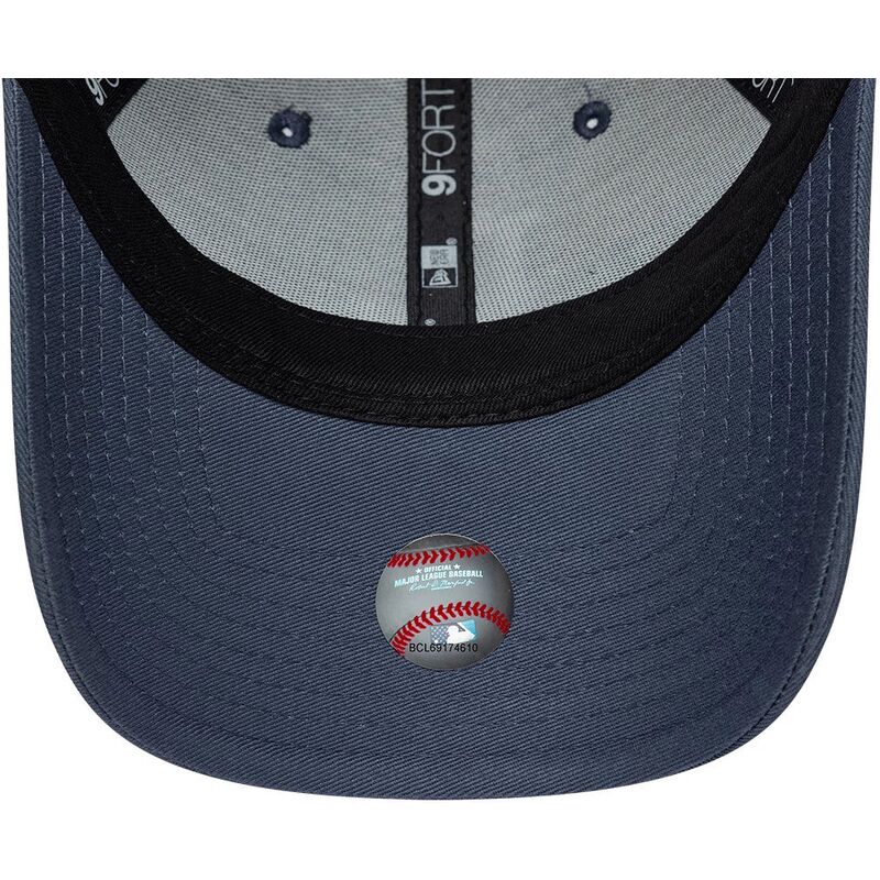 mutzen-gebogen-grau-verstellbares-band-9forty-league-essential-der-los-angeles-dodgers-mlb-von-new-era