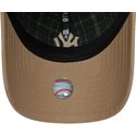 casquette-courbee-verte-et-beige-ajustable-9twenty-mix-check-new-york-yankees-mlb-new-era