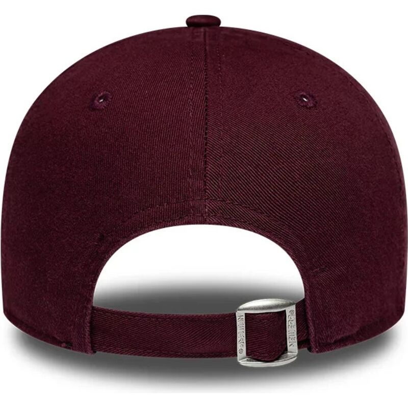 casquette-courbee-grenat-ajustable-pour-femme-9twenty-slogan-sorry-i-m-late-new-era