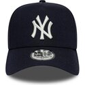 casquette-courbee-bleue-marine-snapback-e-frame-mythical-icon-new-york-yankees-mlb-new-era