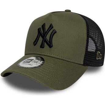 Mützen gebogen grün snapback A Frame League Essential der New York Yankees MLB von New Era