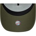 casquette-trucker-verte-et-noire-avec-logo-noir-a-frame-league-essential-new-york-yankees-mlb-new-era