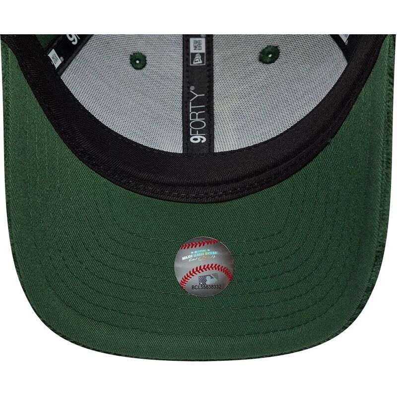 mutzen-gebogen-grun-snapback-9forty-m-crown-chunky-cord-der-los-angeles-dodgers-mlb-von-new-era