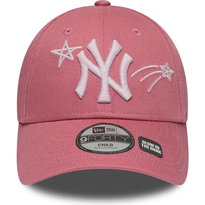 casquette-courbee-rose-ajustable-pour-enfant-9forty-space-new-york-yankees-mlb-new-era casquette-courbee-rose-ajustable-pour-enfant-9forty-space-new-york-yankees-mlb-new-era