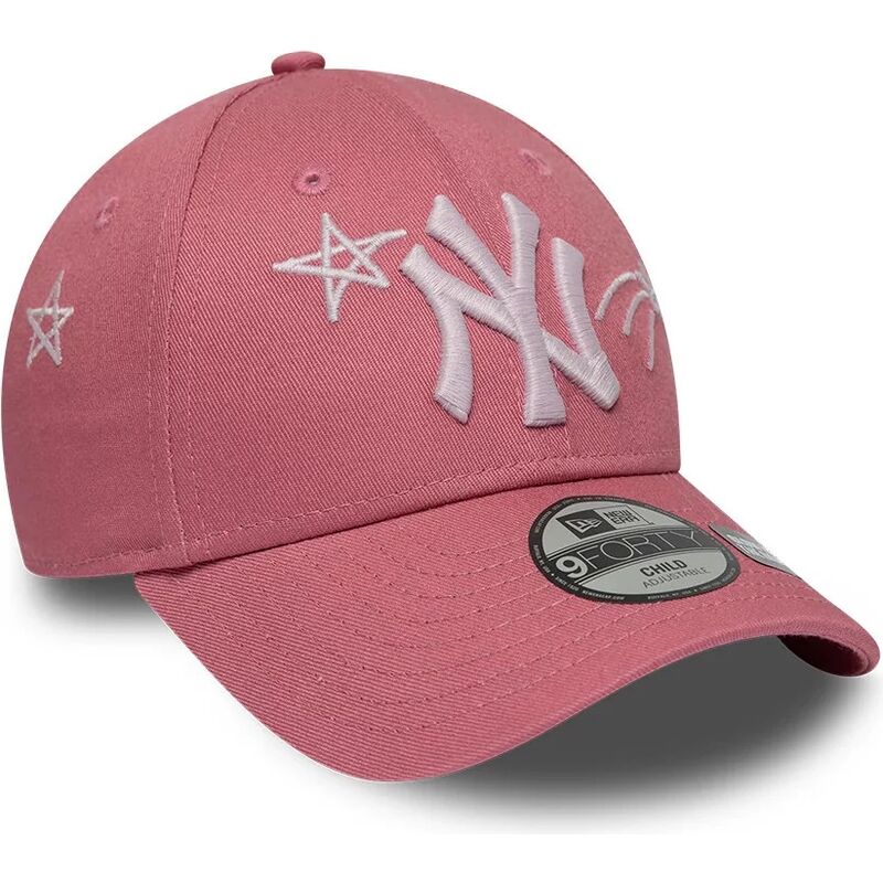 casquette-courbee-rose-ajustable-pour-enfant-9forty-space-new-york-yankees-mlb-new-era casquette-courbee-rose-ajustable-pour-enfant-9forty-space-new-york-yankees-mlb-new-era