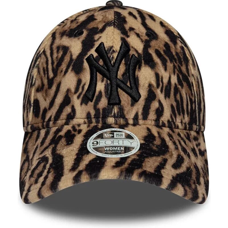 mutzen-gebogen-leopard-verstellbares-band-9forty-ocelot-print-der-new-york-yankees-mlb-von-new-era