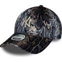mutzen-gebogen-mehrfarbig-verstellbares-band-9forty-snake-print-der-new-york-yankees-mlb-von-new-era