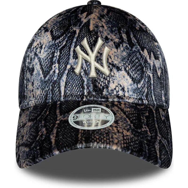 casquette-courbee-multicolore-ajustable-pour-femme-9forty-snake-print-new-york-yankees-mlb-new-era