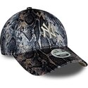 mutzen-gebogen-mehrfarbig-verstellbares-band-9forty-snake-print-der-new-york-yankees-mlb-von-new-era