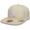 casquette-plate-beige-snapback-9fifty-cord-visor-new-york-yankees-mlb-new-era